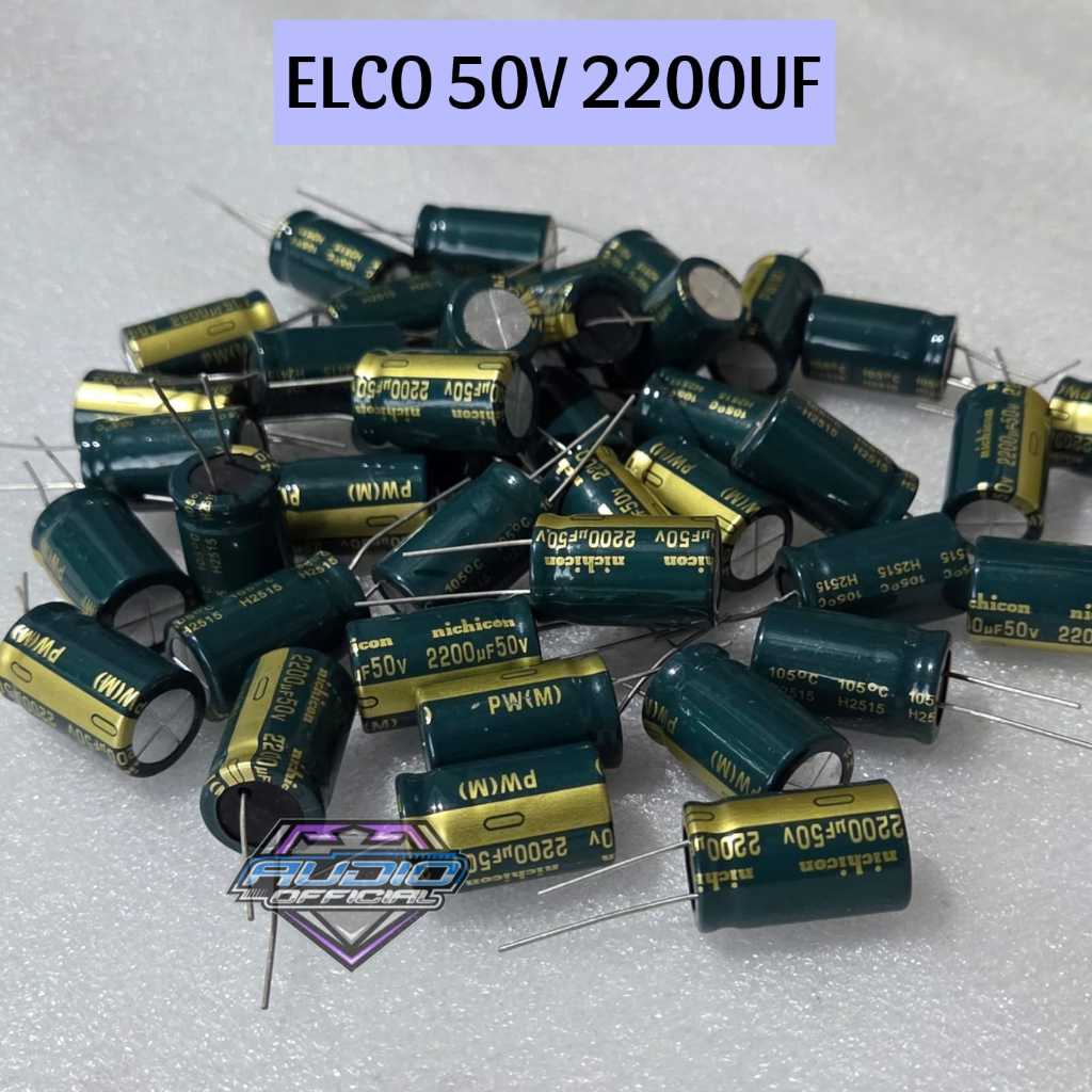Elco Capasitor 2200uf 50v Elko Kapasitor Kualitas Bagus