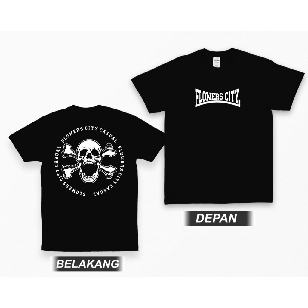 Kaos Flowers City Casual Persib Bandung katun 24s