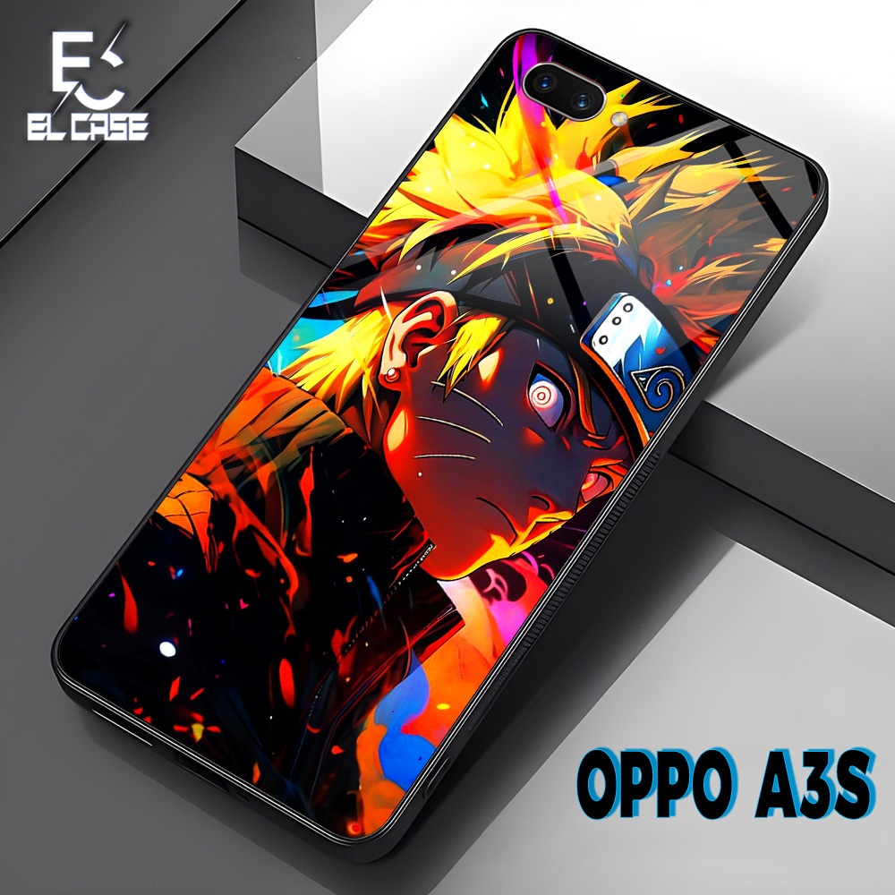 EL CASE - Case OPPO A3S/REALME C1 kesing hp Fashion KARTUN ANIME NARUTO mix Fashion terbaru Case Flw