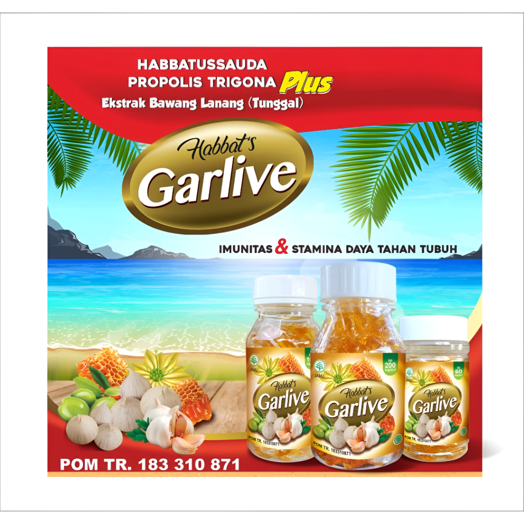Garlive Bawang Lanang Plus Habbatussauda 4 In 1 Kapsul Herbal