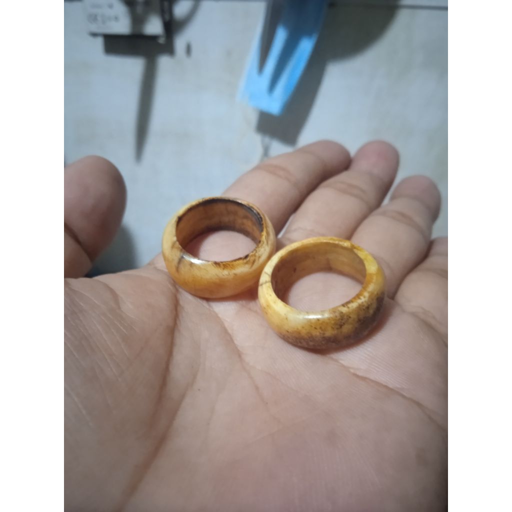 Cincin bahan H.M asli model bulat oval Original