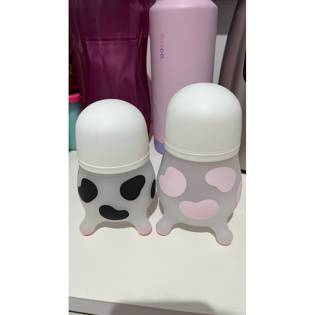 Preloved MooMoo ibebe DBF ultra soft silicon Botol Susu Bayi Wide-Neck 150ml/240ml