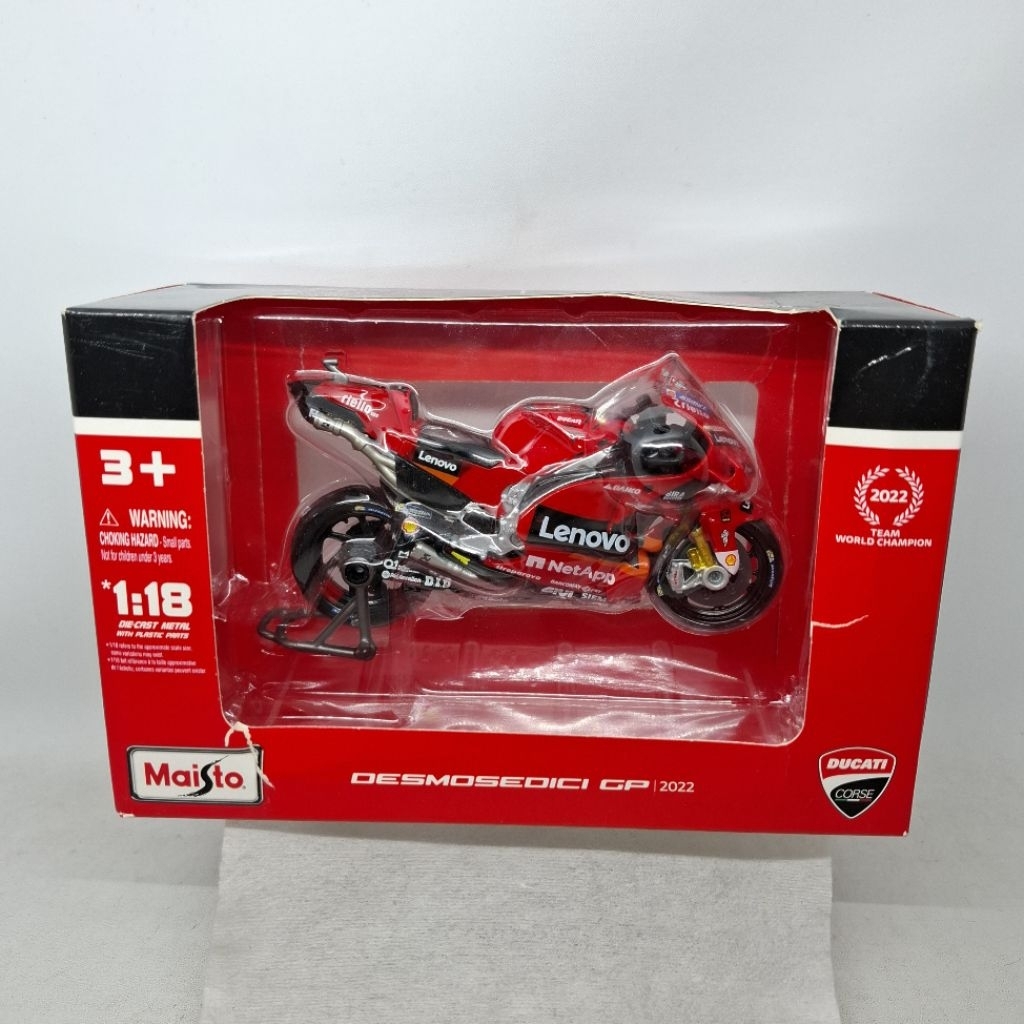 Ducati Desmosedici GP 2022 F Bagnaia Maisto