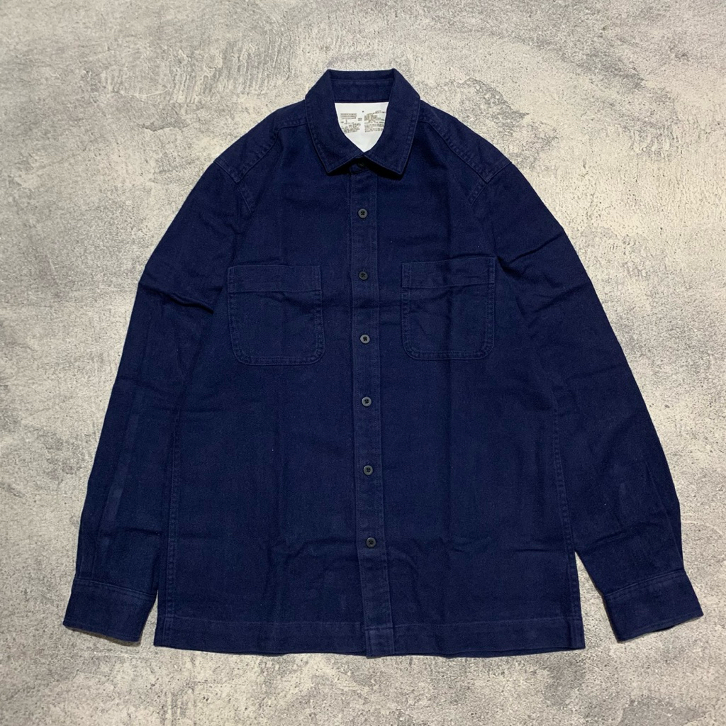 Muji Double Pocket outer shirt M