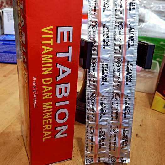 Etabion Vitamin dan Mineral | Etabion Penambah Darah