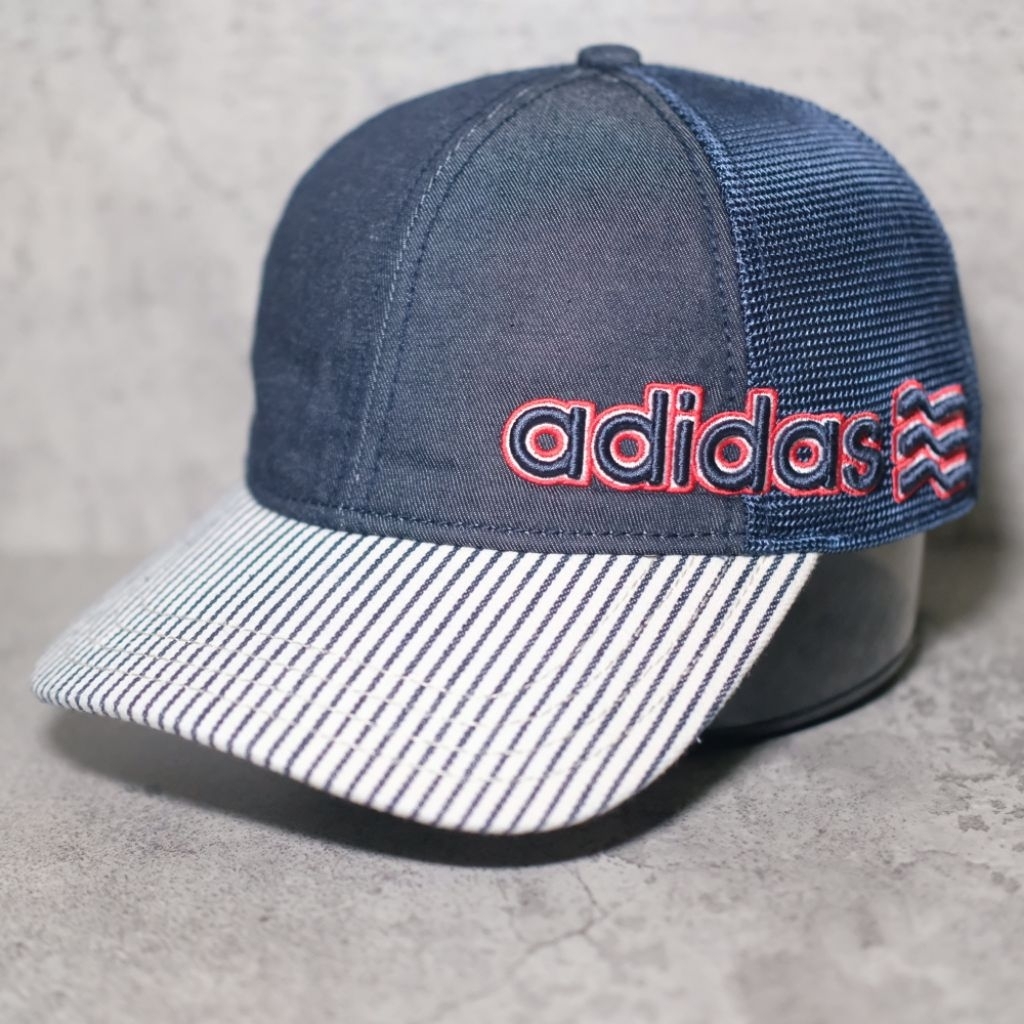 Topi casual visor pendek ADIDAS HITAM Original