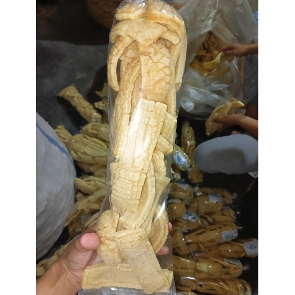 kerupuk rambak jari matang