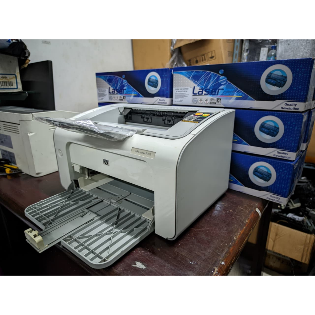 Printer Hp Laserjet P1102 second murah berkualitas siap pakai
