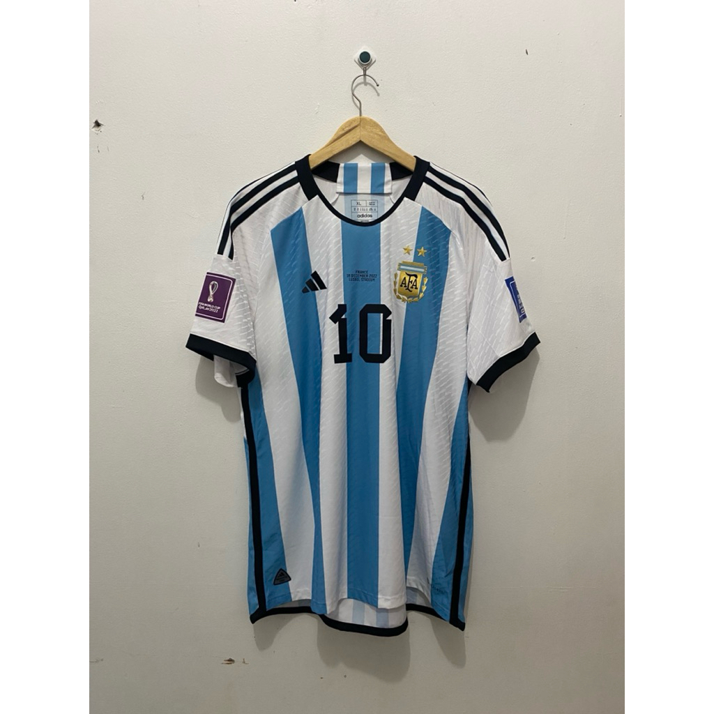 Jersey Argentina home 2022 player issue Original HF2157 MESSI 10