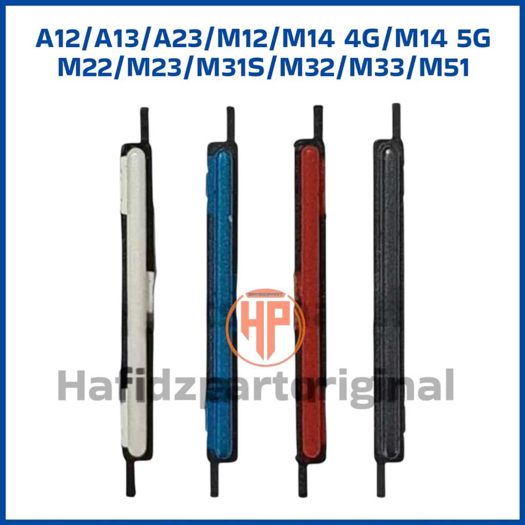 Tombol Luar Power Volume Samsung A12 / A13 4G / A14 4G / A14 5G / A22 4G / A23 / M12 / M14 4G / M14 
