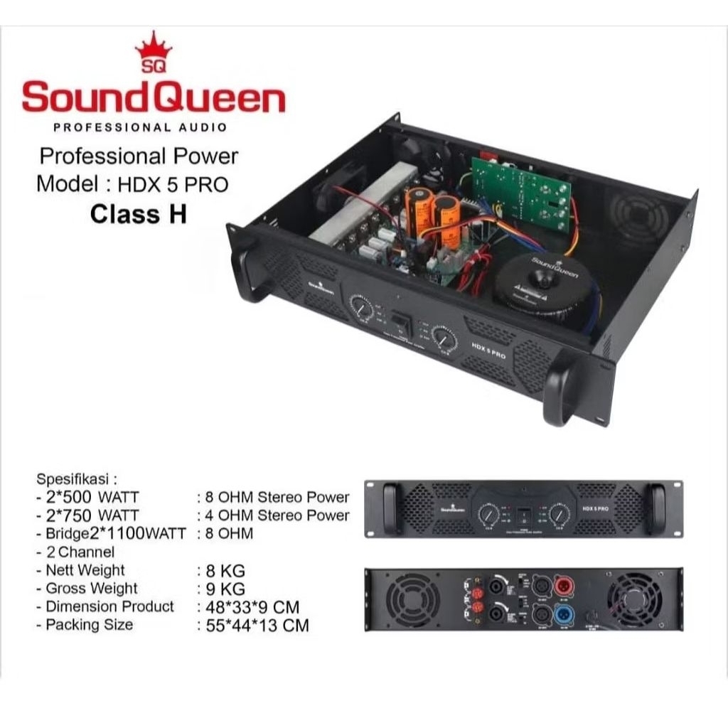 POWER SOUNDQUEEN HDX 5 PRO ORIGINAL CLASS H