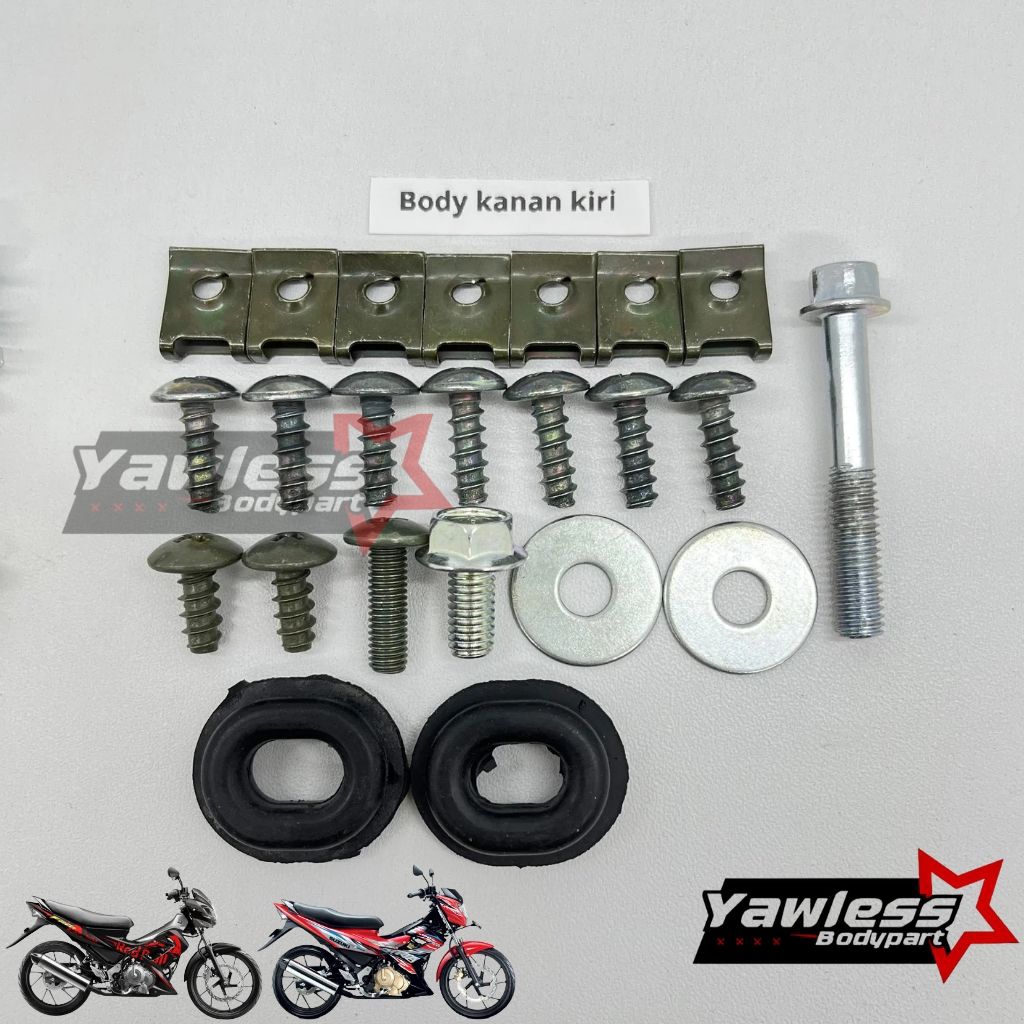 Baut Satria Fu 150 body kanan kiri / Baut Suzuki Satria Fu 150 body kanan kiri