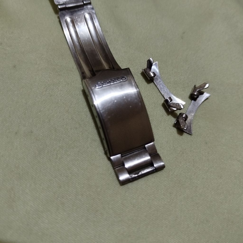 Buckle Strap Sambungan Seiko 5 SNX Original Stainless Steel