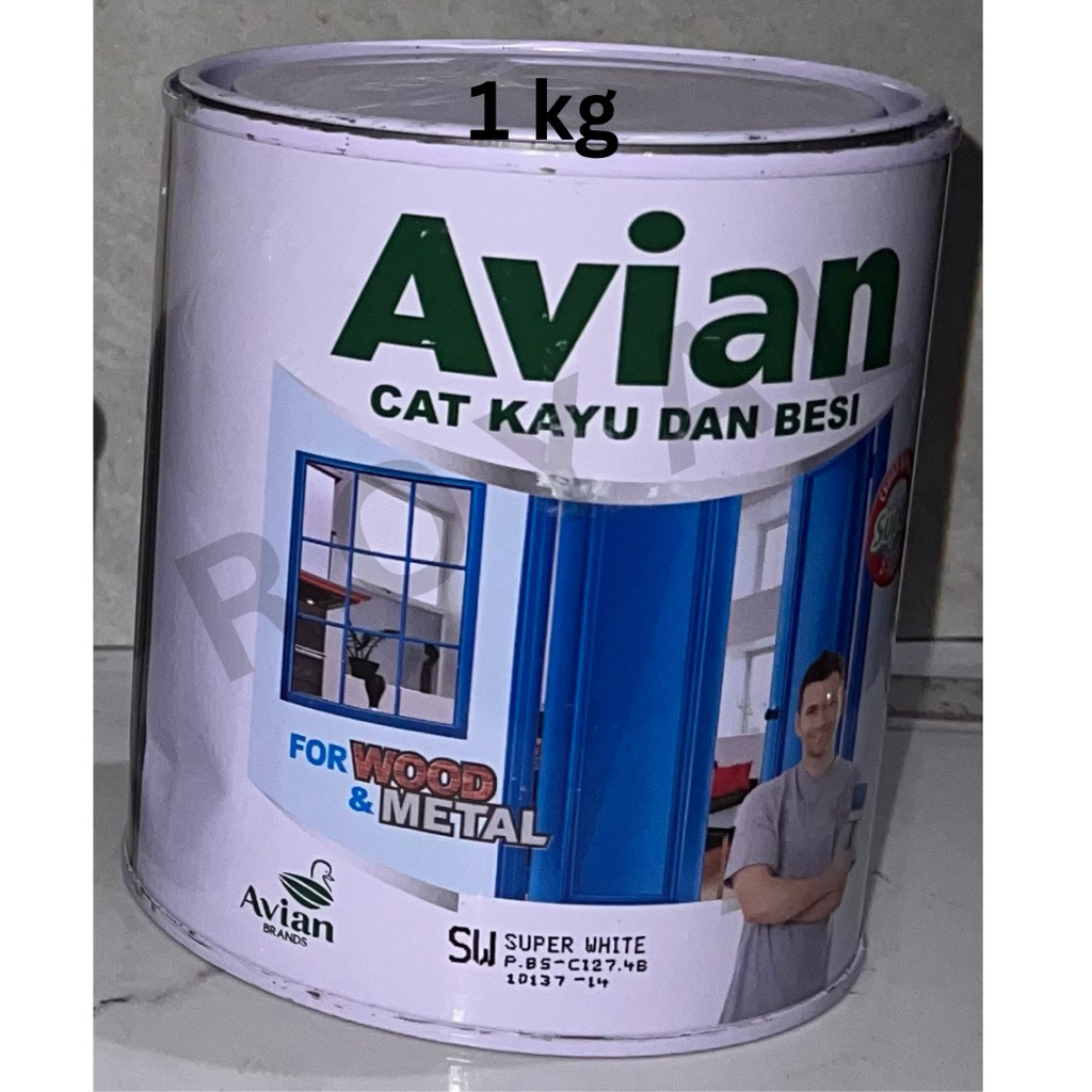 AVIAN CAT KAYU DAN BESI / CAT MINYAK 1 KG