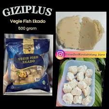 PROMO, Giziplus Vegie Fish Ekado 500gr, Olahan ikan dibungkus kulit tahu "PRODUK PREMIUM", MUI HALAL