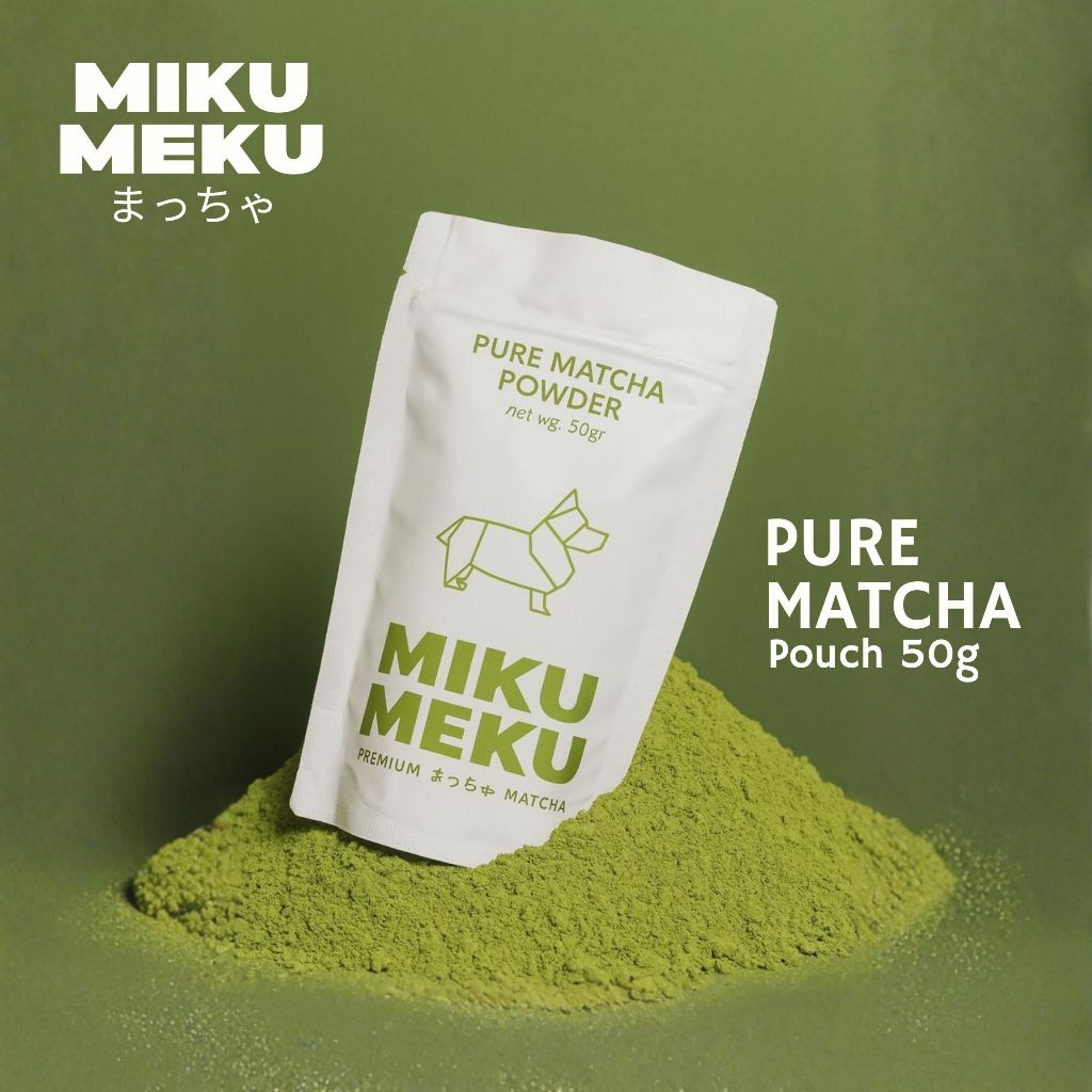 (Limited Stock) Pure Matcha Powder 50g - 100% Pure Japanese Matcha Powder by Miku Meku