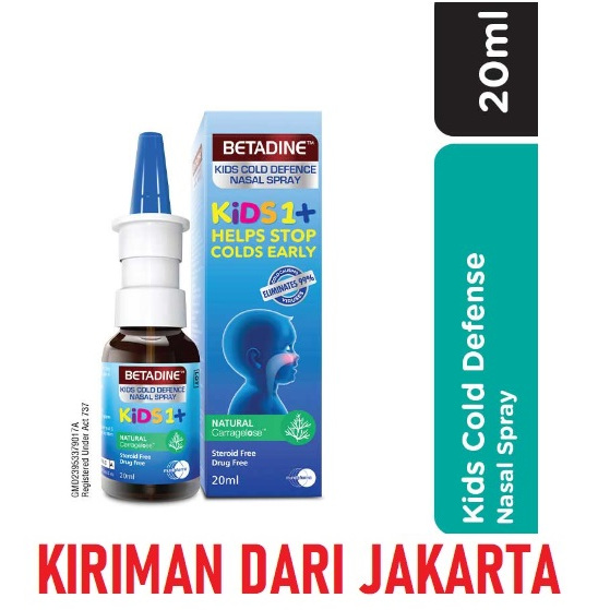 MALAYSIA Betadine Cold Defence Nasal Spray Adult Dewasa Anak Kids 20ml Betadine Nasal