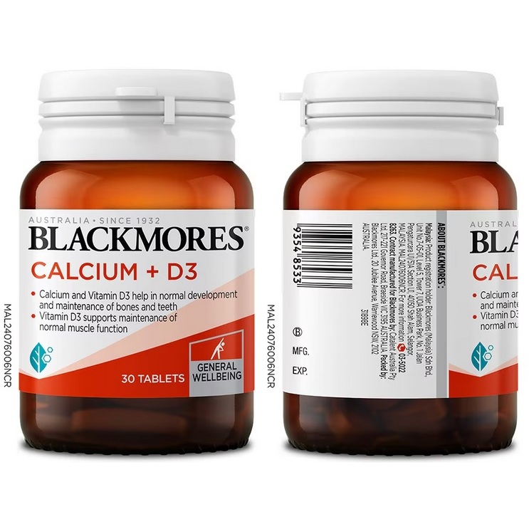 Calcium D3 Suplement Kalsium Tulang 30 Tablet 120 Tablet