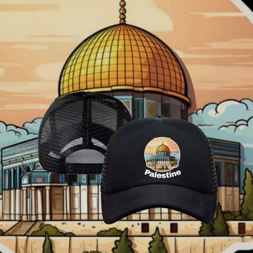 TOPI TRUCKER DISTRO MASJID AL-AQSA