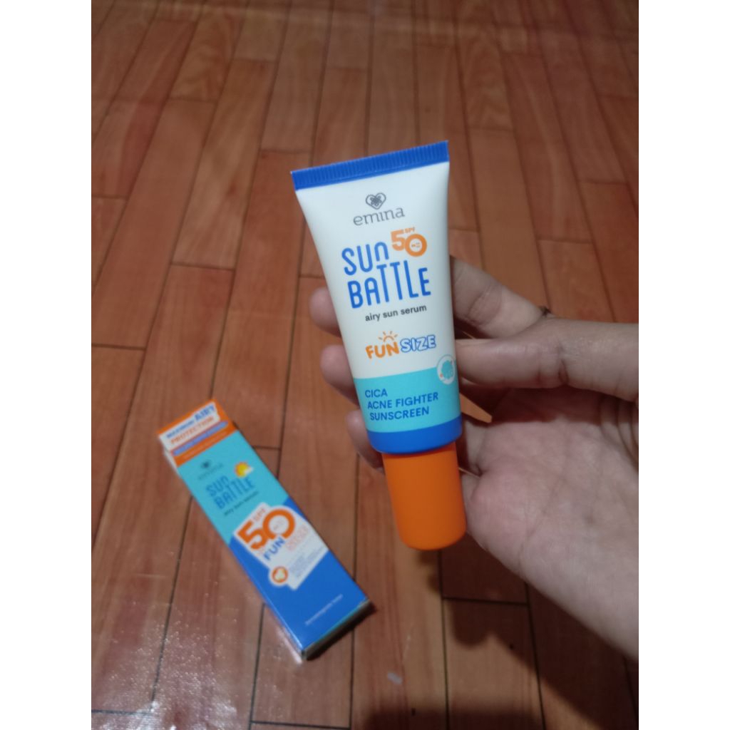 Emina sun battle airy sun serum