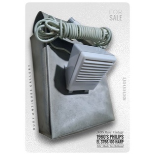 NOS - Vintage 1960's Philips EL3756/00 Harp Mic