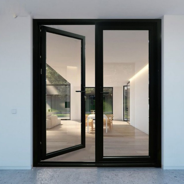 PINTU SWING DOUBLE ALUMINIUM KACA