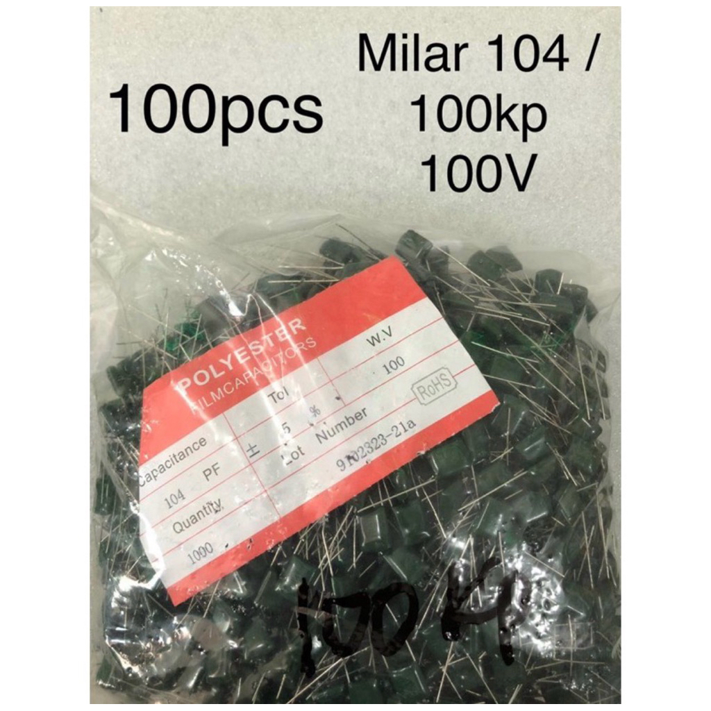 Kapasitor Milar 104 milar 100kp