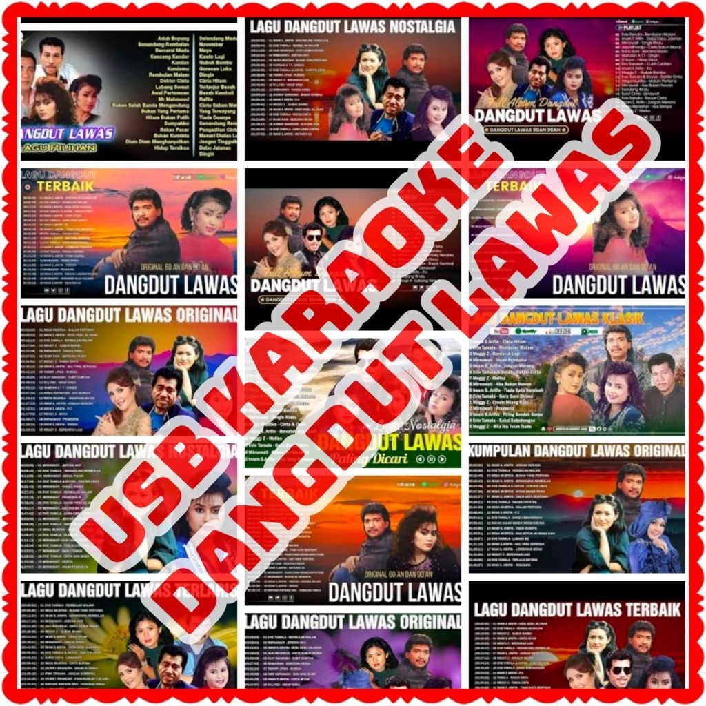 FLASH DISK ISI LAGU KARAOKE DANGDUT LAWAS-USB ISI LAGU DANGDUT KARAOKE