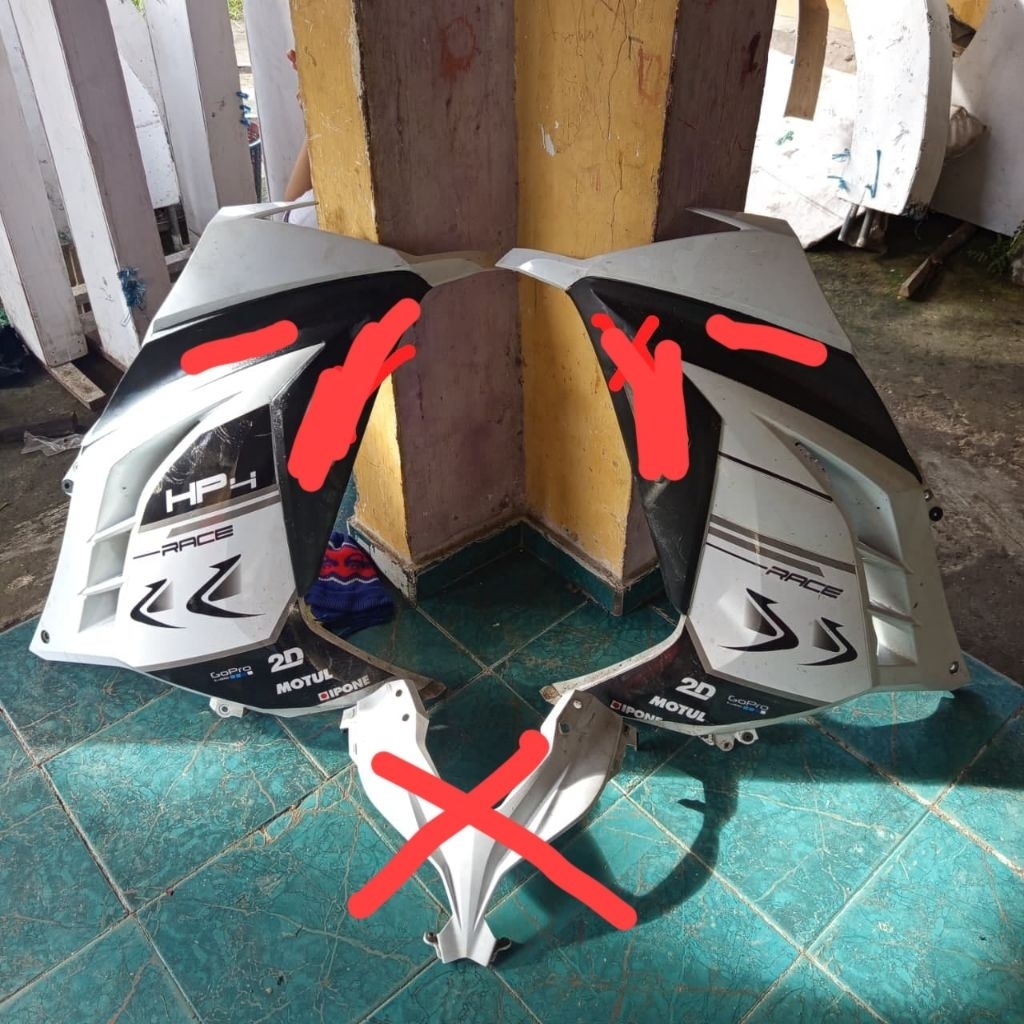 fairing kiri kanan original ninja 250fi