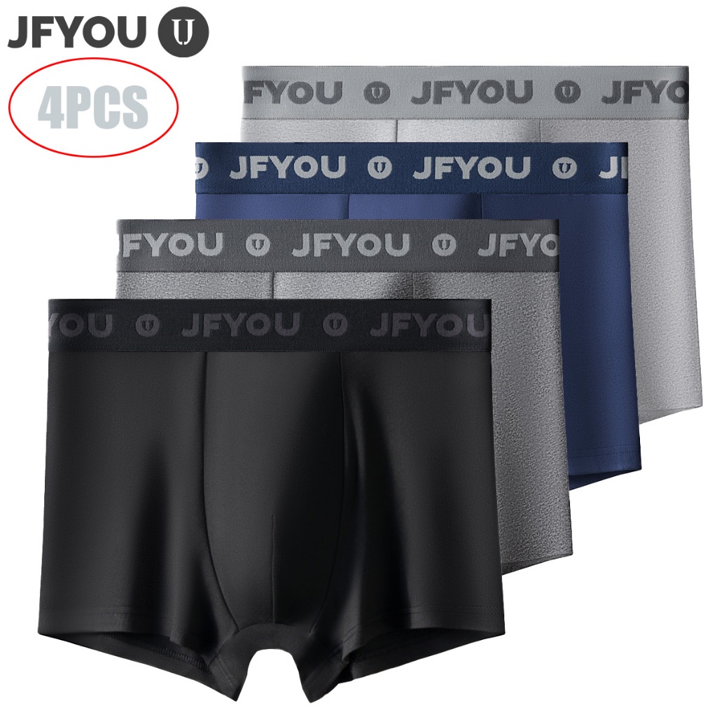 JFYOU CD Celana Dalam Pria Laki Laki Dewasa Model Boxer Sport Ukuran M-XXL