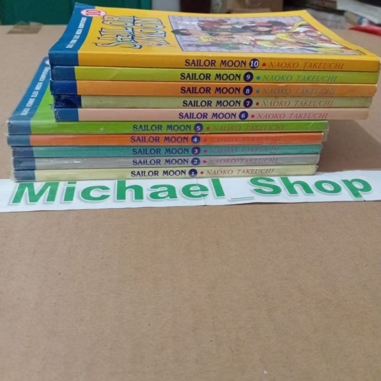 ( Kode SP ) Komik BerWarna Sailor Moon 1-10 Tamat Naoko Takeuchi SailorMoon LANGKA