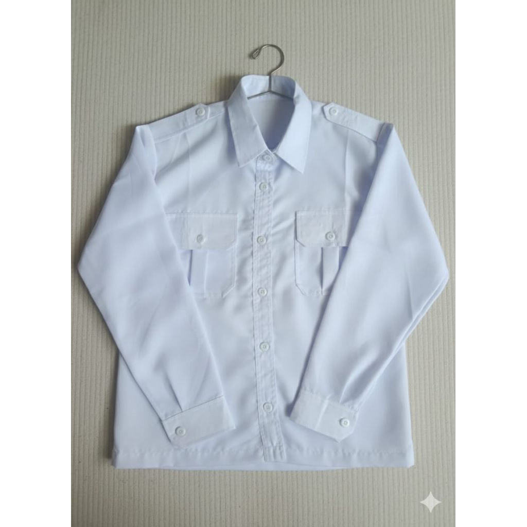 Baju dinas putih wanita pns