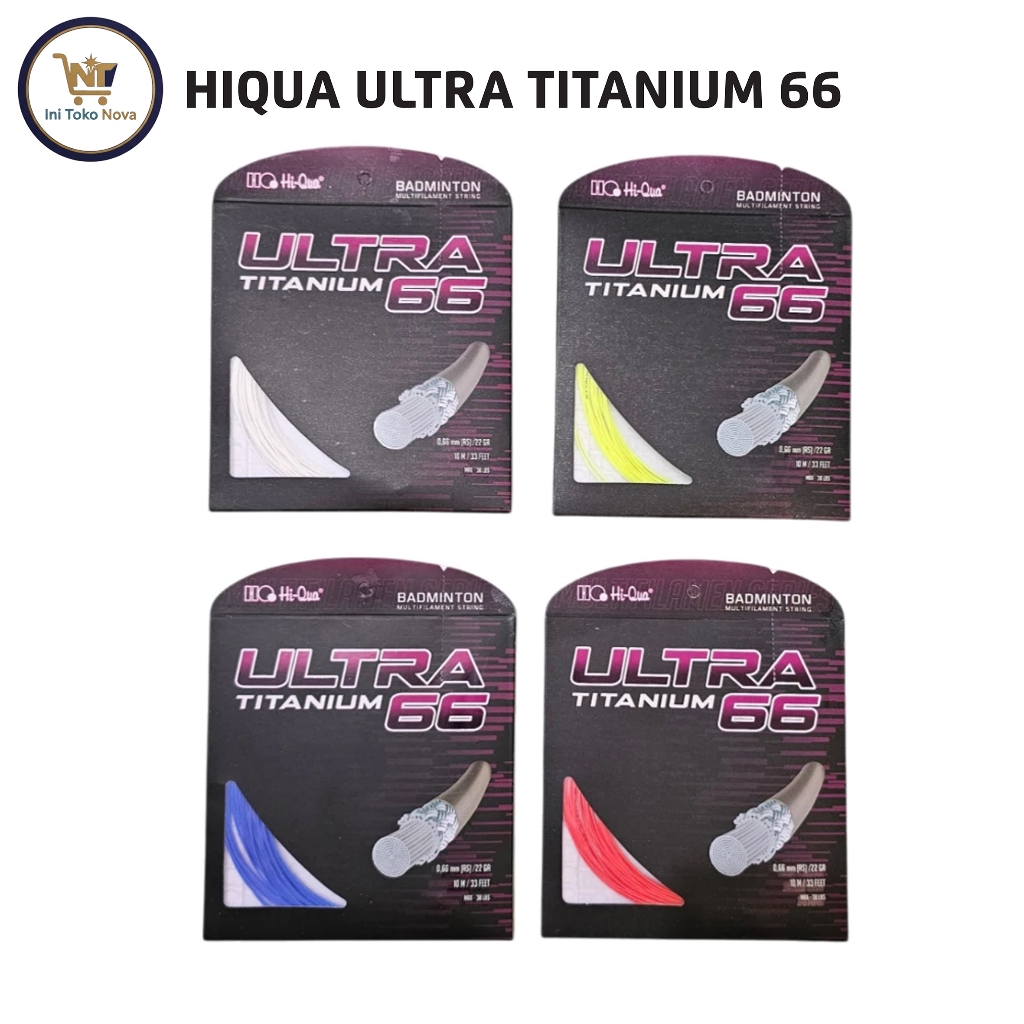 Senar Badminton Hiqua Ultra 66 Titanium