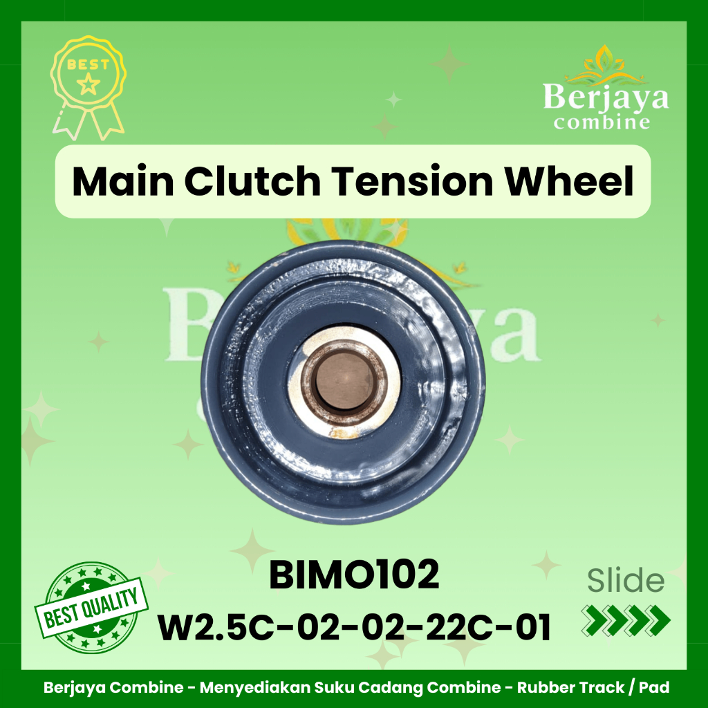 Main Clutch Tension Wheel BIMO102 / W2.5C-02-02-22C-01 / Combine Harvester Maxxi Tipe BIMO102