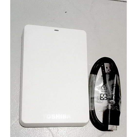 Hardisk Eksternal TOSHIBA CANVIO 1TB ORI - Ex Commercial Agent | Pakai 5 Hari Doang | Sentinel 100%