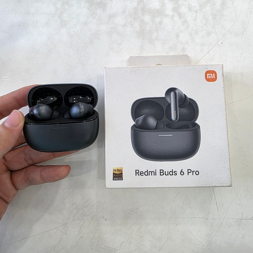 TWS Redmi Buds 6 pro SECOND murah Headset Bluetooth xiaomi earphone wireless earbuds in ear RESMI