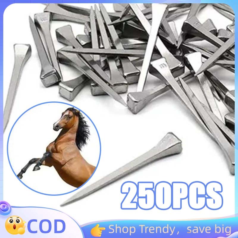 Isi250/1set Paku Tapal Kuda E3 Paku Sepatu Kuda Import Paku Sepatu Kuda Paku Sepatu Tapal Kuda