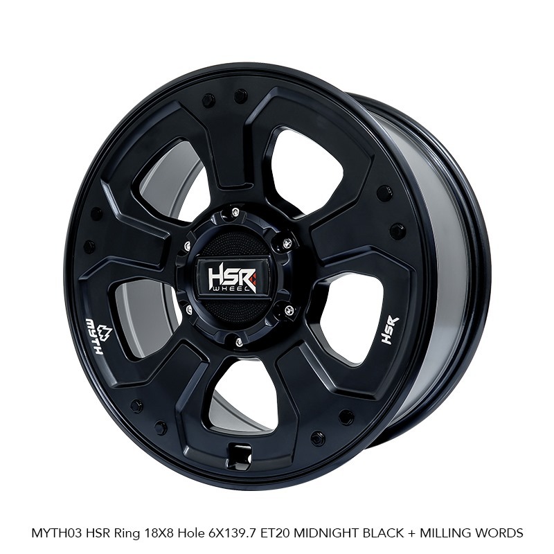 Velg Hsr MYTH03 Ring 18 Velg Mobil Murah untuk Dmax Triton Pajero Hilux DLL
