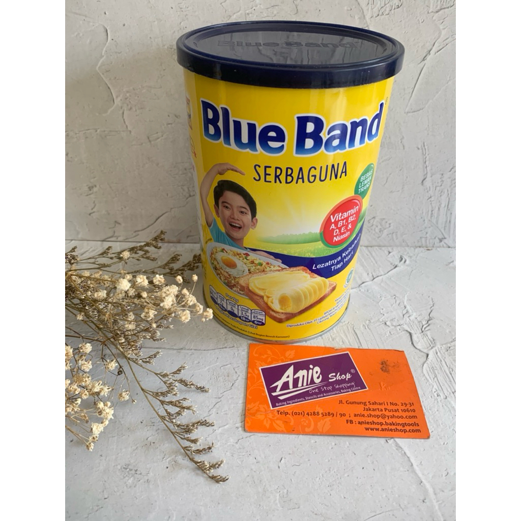 blue band margarin serbaguna 1kg, blue band kemasan kaleng 1kg