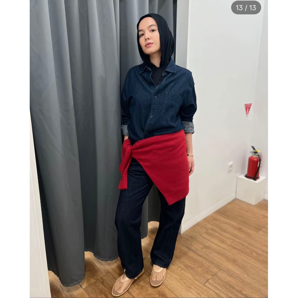 PRELOVED - Uniqlo soft denim shirt