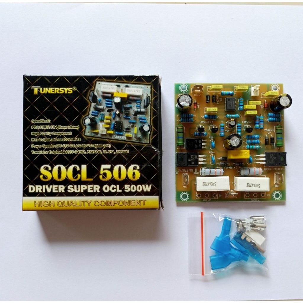 KIT SOCL 506 Tunersys 500W – Driver Power Amplifier High Quality Komponen Lengkap