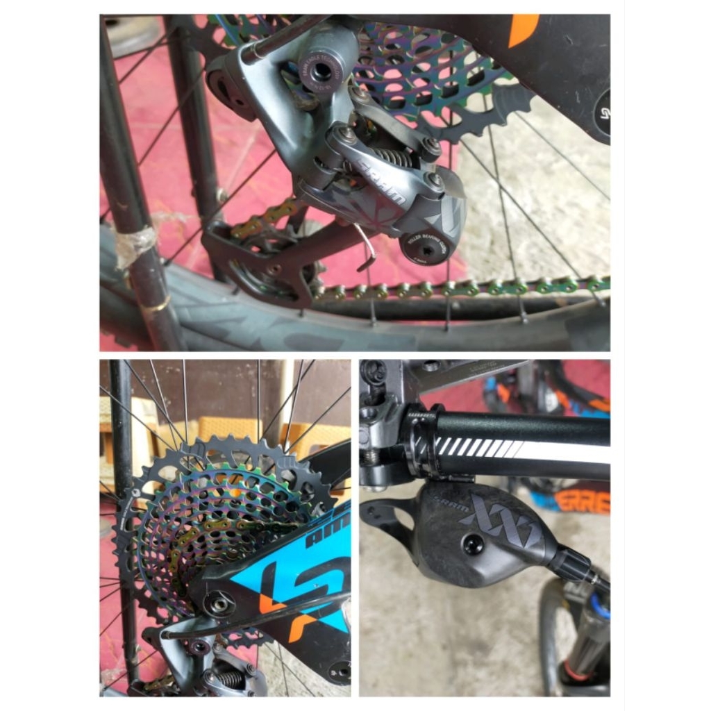 Mini Groupset Sram XX1 Rainboun 12 Speed