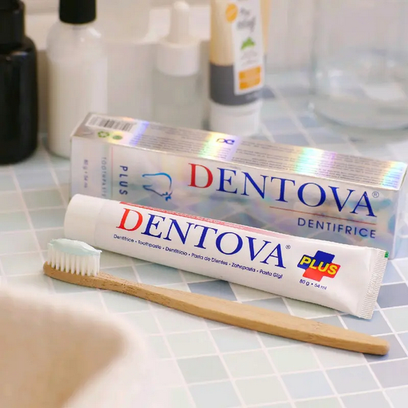 Pasta gigi dentova plus 80 gram original asli / dentova toothpaste plus pasta gigi murah tinggi kals