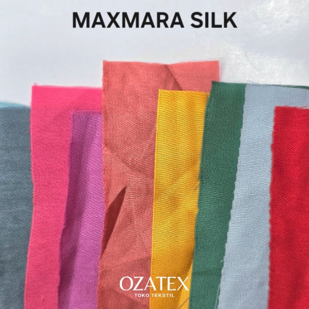 Kain Meteran - Kain - Kain SATIN MAXMARA PREMIUM - Harga Per Setengah Meter
