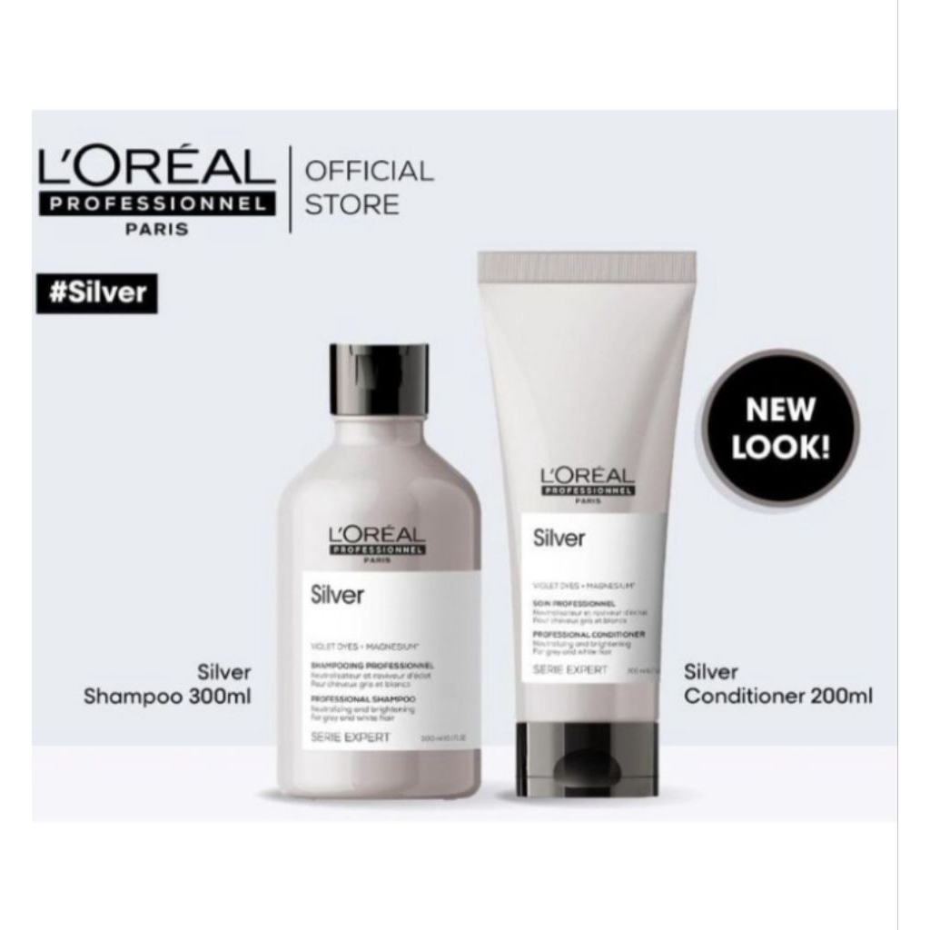 Loreal Serie Expert Shampoo & Conditioner Silver