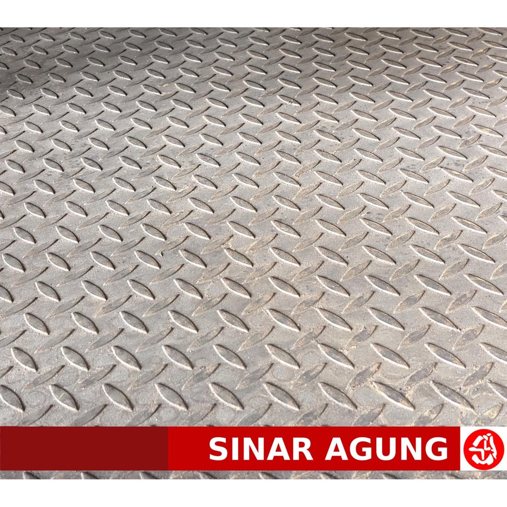 Plat Bordes Galvanis 1,4mm Ceplok / Plat Besi Galvanis / Plat Lembar