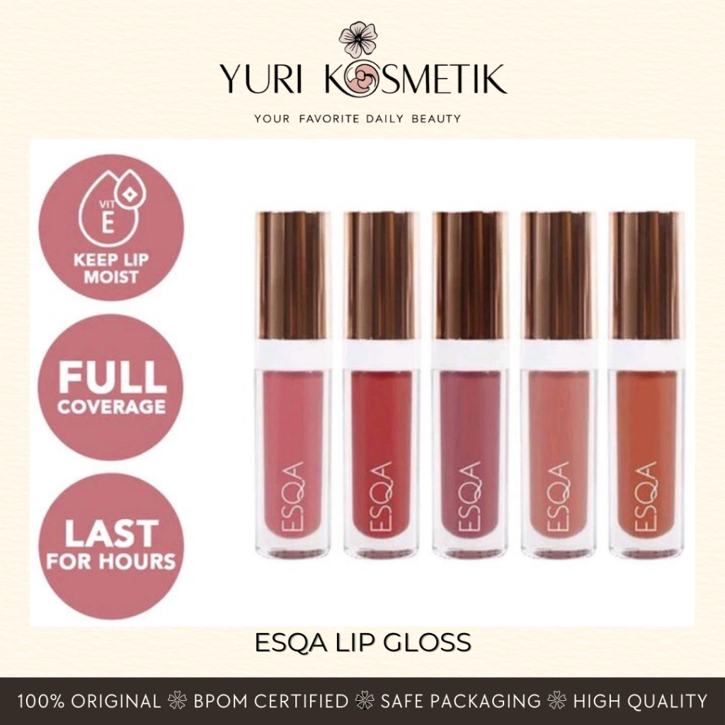 ESQA Lip Gloss Dubai/Jakarta Yuri Kosmetik