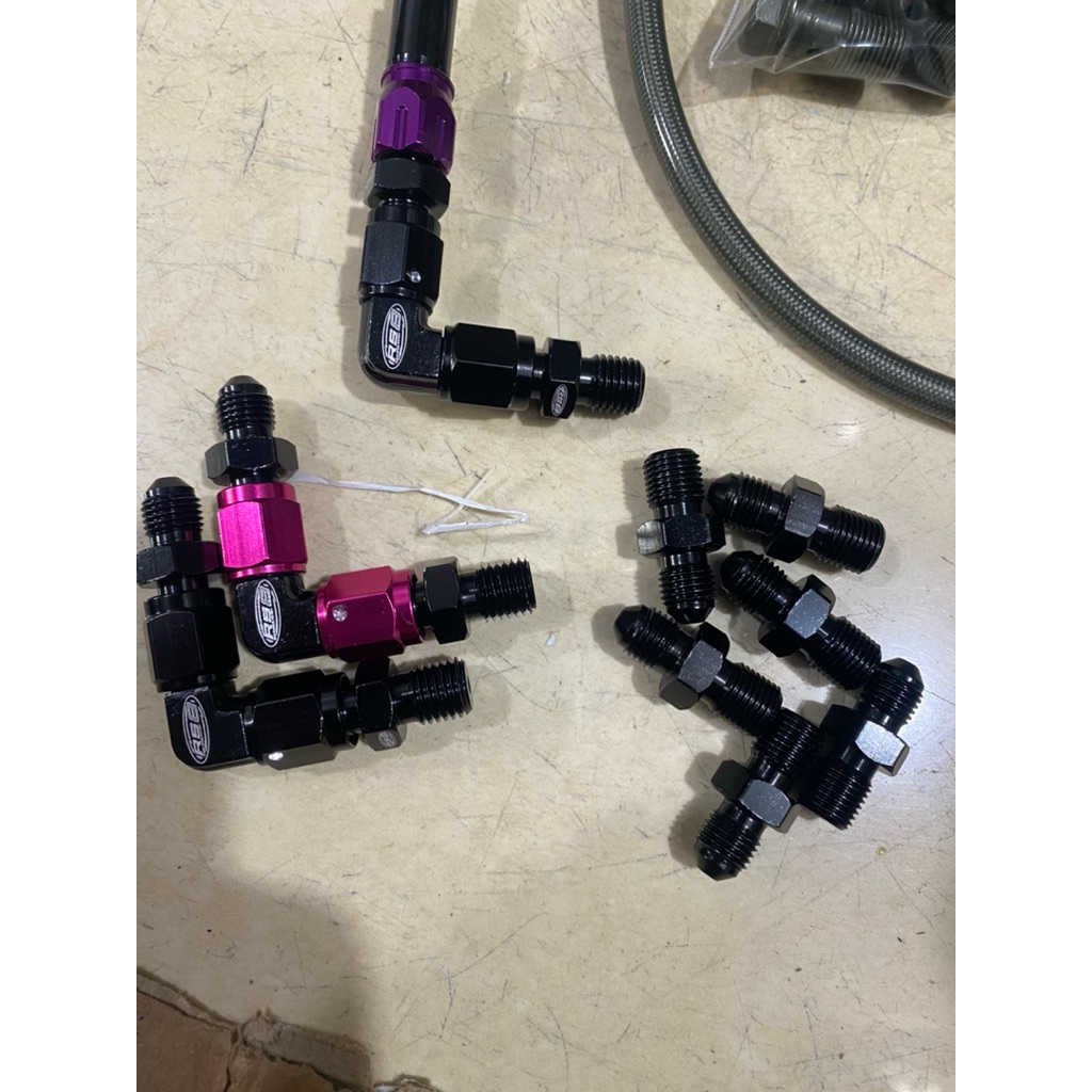 BANJO KALIPER SELANG REM KONEKTOR DERAT HALUS KASAR FITTING drat ke kaliper / selang rem