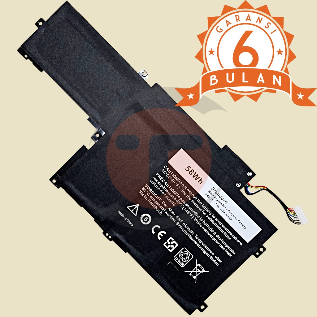 Baterai Untuk Dell Inspiron 14 7000 14-7437 Inspiron 14HD-1608T 14HD-1808T 14HD-2608T 14HD-1508 14HD