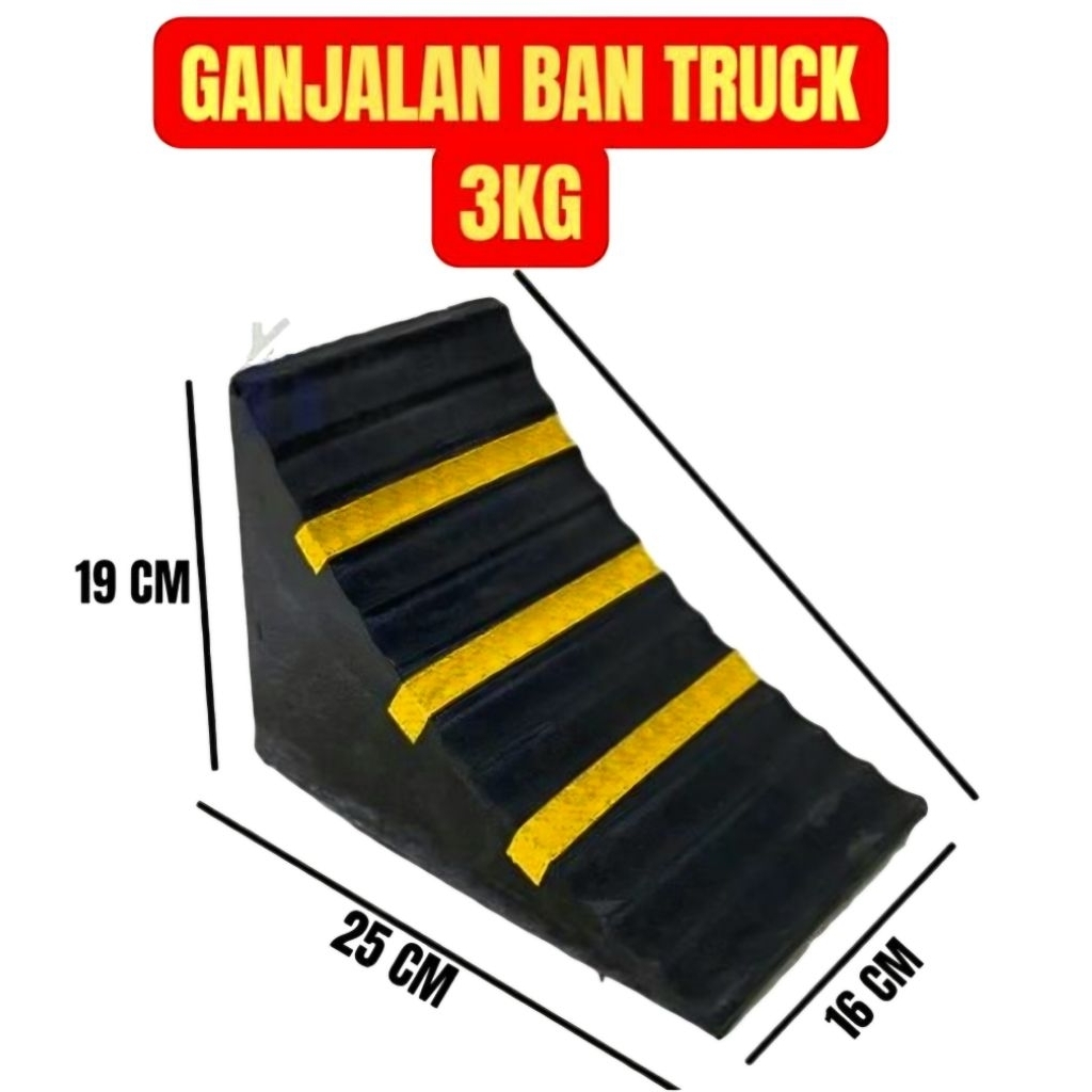 Wheel Chock Rubber 3kg